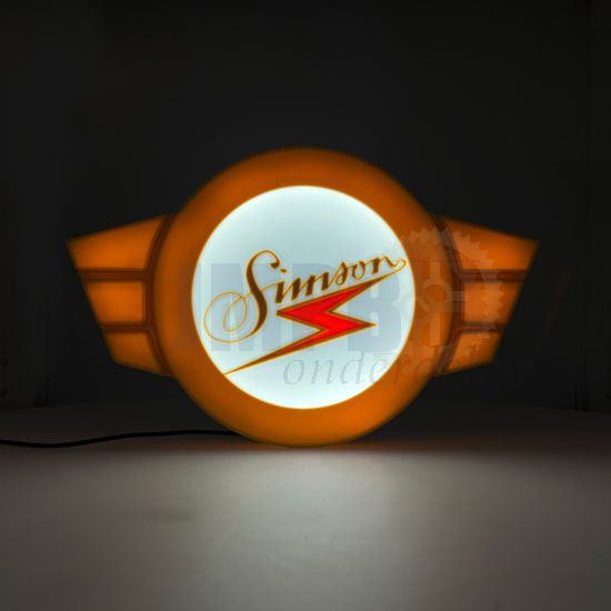 Lamp Simson Logo LED Goud