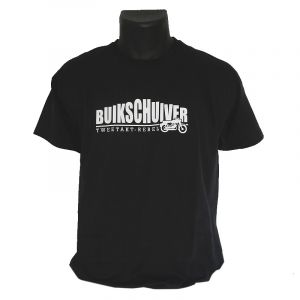 T-Shirt Buikschuiver Zwart