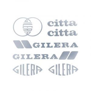 Stickerset Gilera Citta Chrome 7-Delig