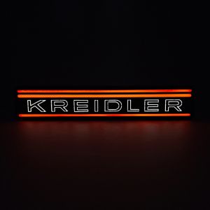 Lamp Kreidler Strepen LED Oranje