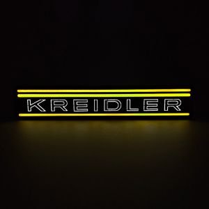 Lamp Kreidler Strepen LED Geel