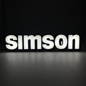 Lamp Simson Logo LED Zwart