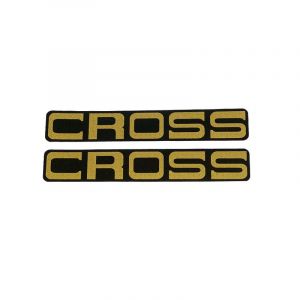 Stickerset Kreidler Cross Goud - 2-Delig