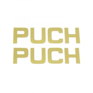 Sticker Puch 120X35MM Goud per 2 stuks