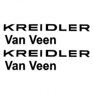 Stickerset Kreidler van Veen Kuip