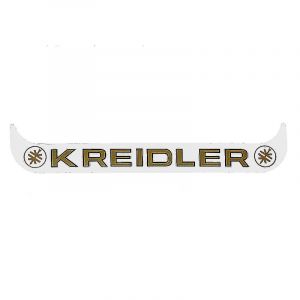 Sticker Plaathouder Breed Kreidler WIT