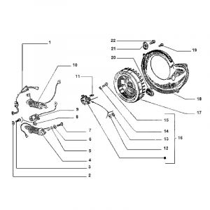 Ontsteking Vespa Ciao Contactpunten