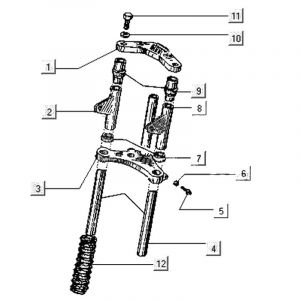 Voorvork Gilera Citta