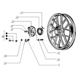 Voorrem Gilera Citta