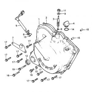 Koppelingsdeksel Honda MB50