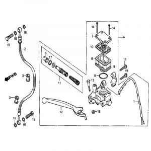 Voorrempomp Honda MB50