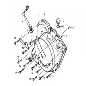 Koppelingsdeksel Honda MT50