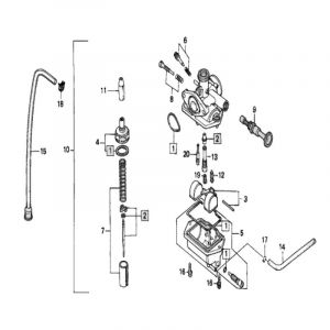 Carburateur Honda MT50