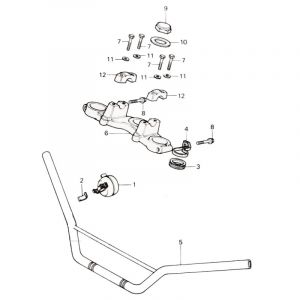 Stuur / Kroonplaat Honda MT50