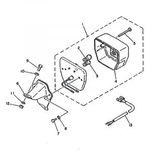 Achterlicht Yamaha FS1 2RU