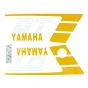 Stickerset Yamaha DT50MX Geel/Wit